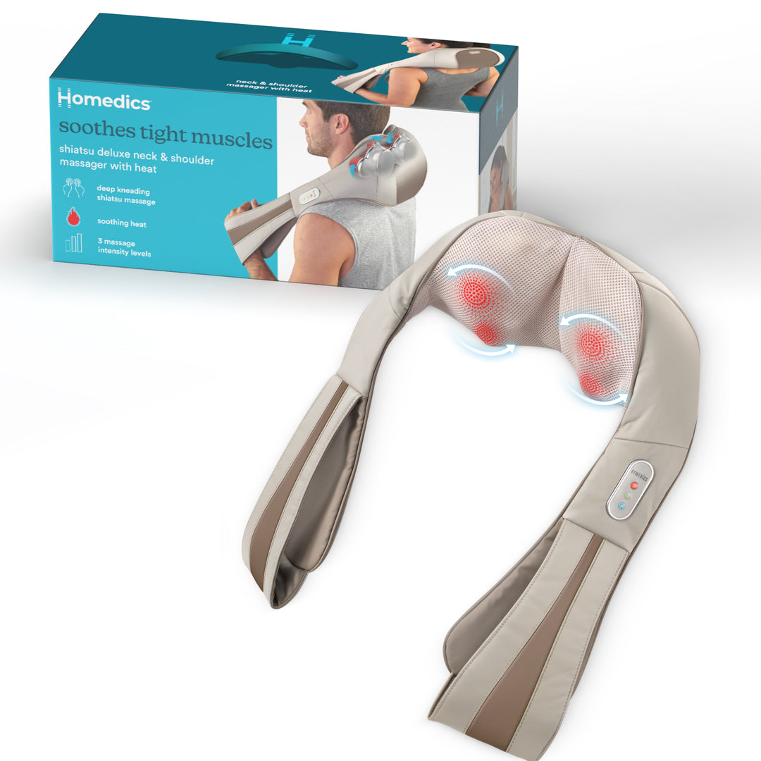 Quad Action Shiatsu Neck & Shoulder Massager with Heat - Image 2
