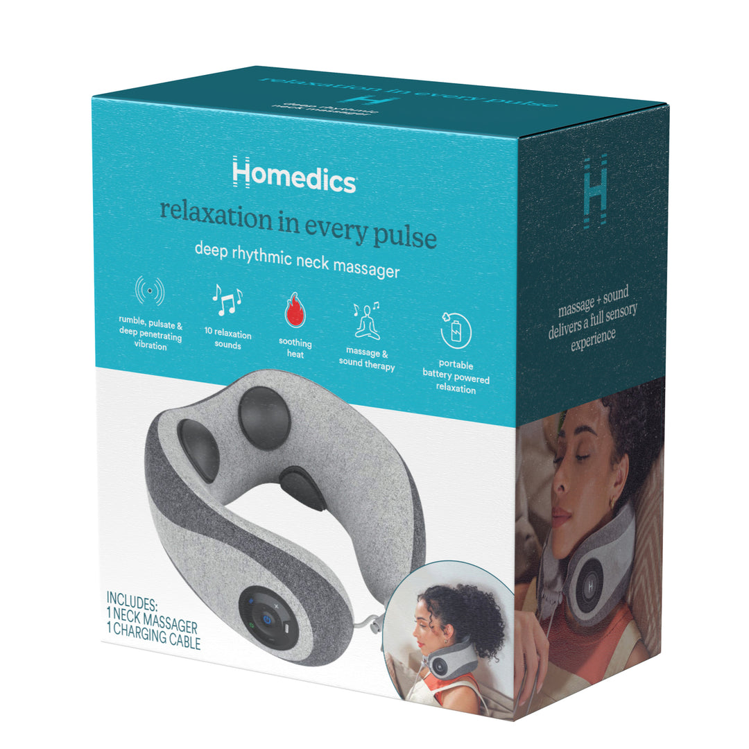 Deep Rhythmic Neck Massager with Heat & Sound - Image 7