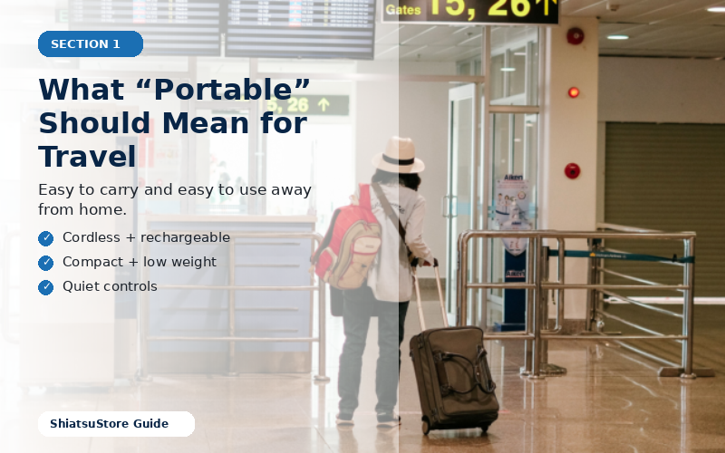 What "Portable" Should Actually Mean for Travel — portable neck massager