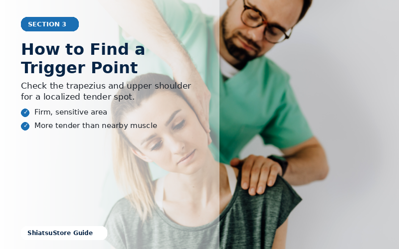 How to Find a Trigger Point — trigger point for neck