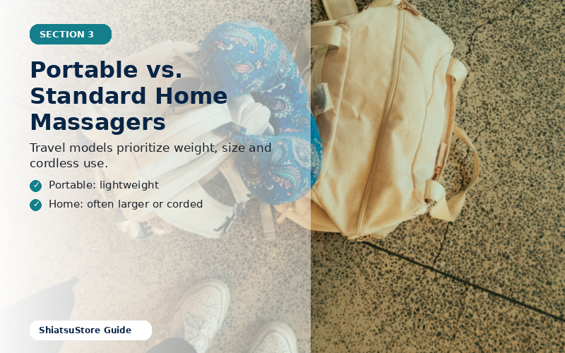 Portable Neck Massager vs. Standard Home Models — portable neck massager