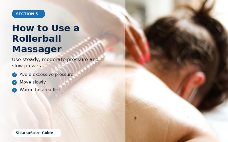 How to Use a Rollerball Massager Effectively — rollerball massager for neck & back pain