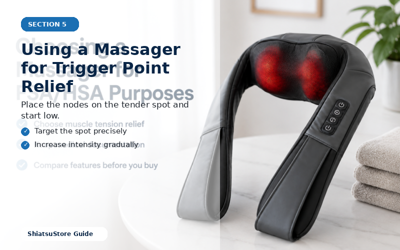 Using a Massager for Trigger Point Relief — trigger point for neck