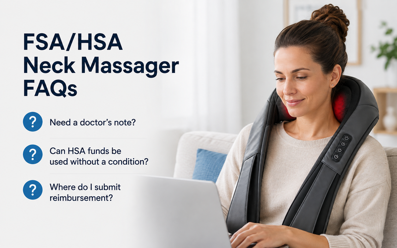 FSA and HSA neck massager frequently asked questions