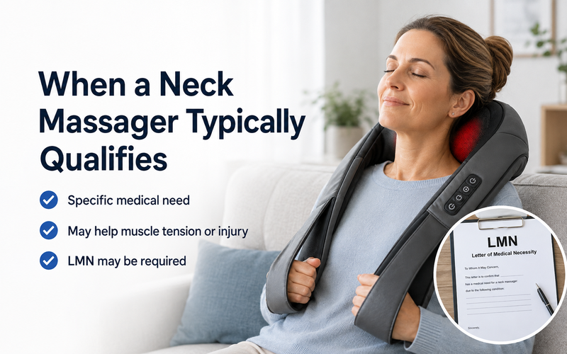 When a neck massager may qualify for FSA or HSA reimbursement